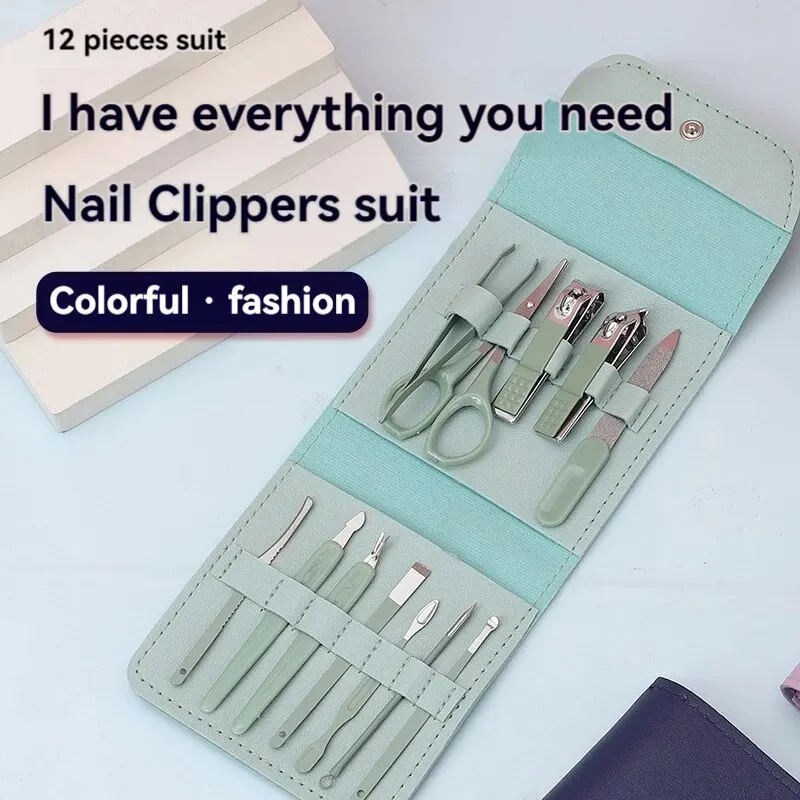 12pcsNailClippersSuitNailScissorsRepairNailClippersSpecial