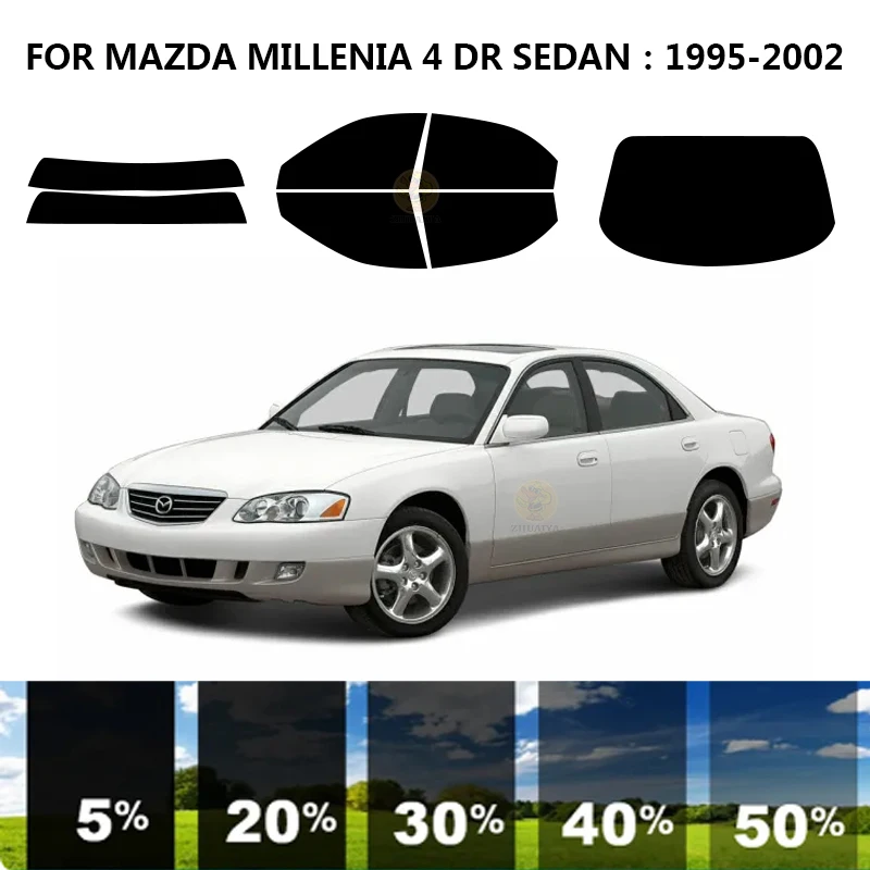 

Precut nanoceramics car UV Window Tint Kit Automotive Window Film For MAZDA MILLENIA 4 DR SEDAN 1995-2002