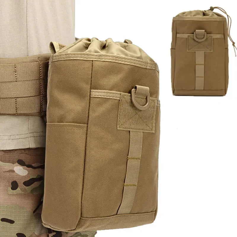 

Tactical Foldable Recycling Bag Dump Pouch MOLLE Drop Pouch Sports Waterproof Climbing Bag Sundry Storage Bag