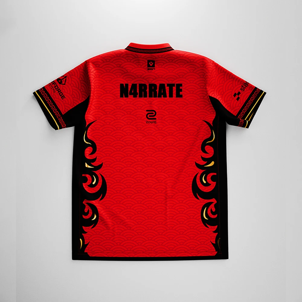 thumbnail image 1 of 2025 Sentinels Valorant Masters Bangkok Jersey de uniforme personalizado VCT E-sports Team SEN Nuevas camisetas de entrenamiento Tops deportivos, 1 of 5