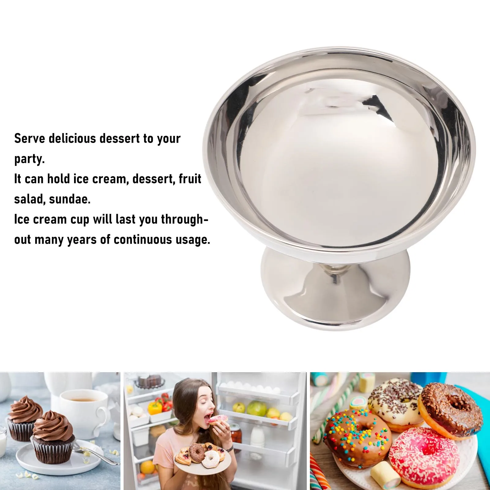 Stainless Steel Dessert Cup 3