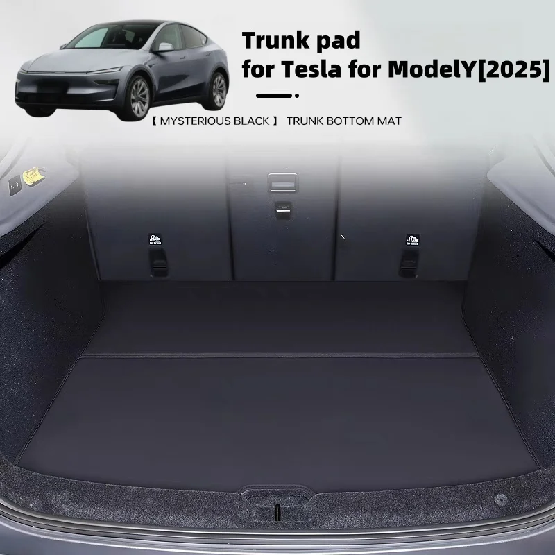 Tappetino per bagagliaio in pelle per Tesla Model Y Juniper 2025 5 posti per bagagliaio per auto, copertura protettiva per vano bagagli - immagine 4