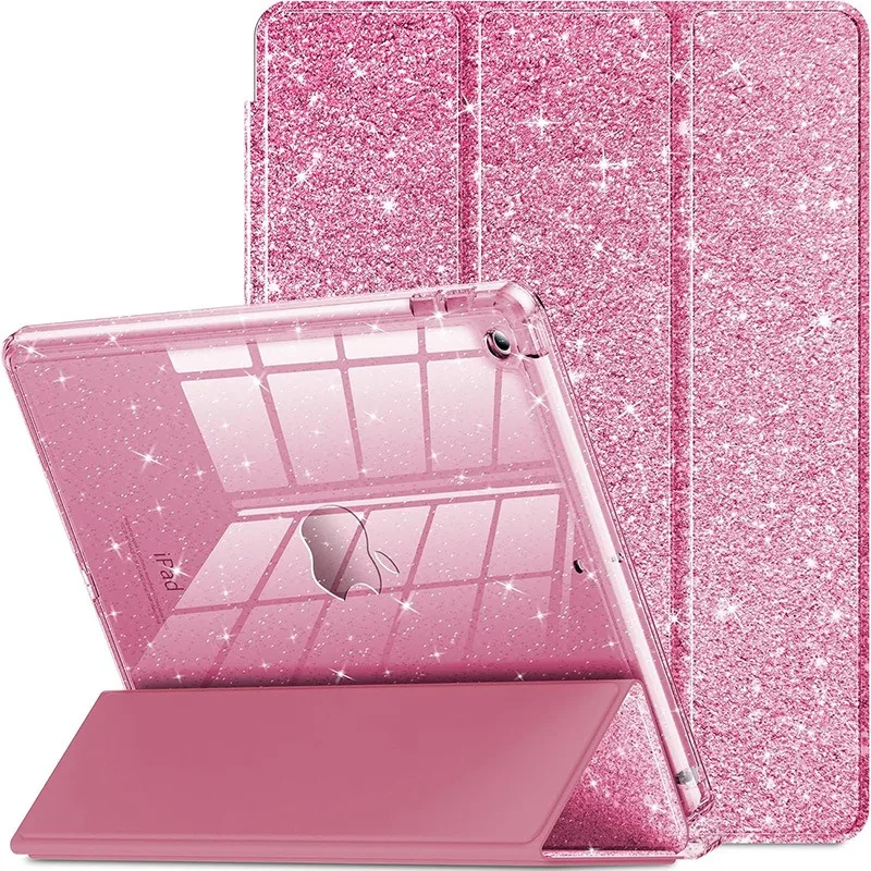 Sparkly Shiny Clear Pencil Holder Case