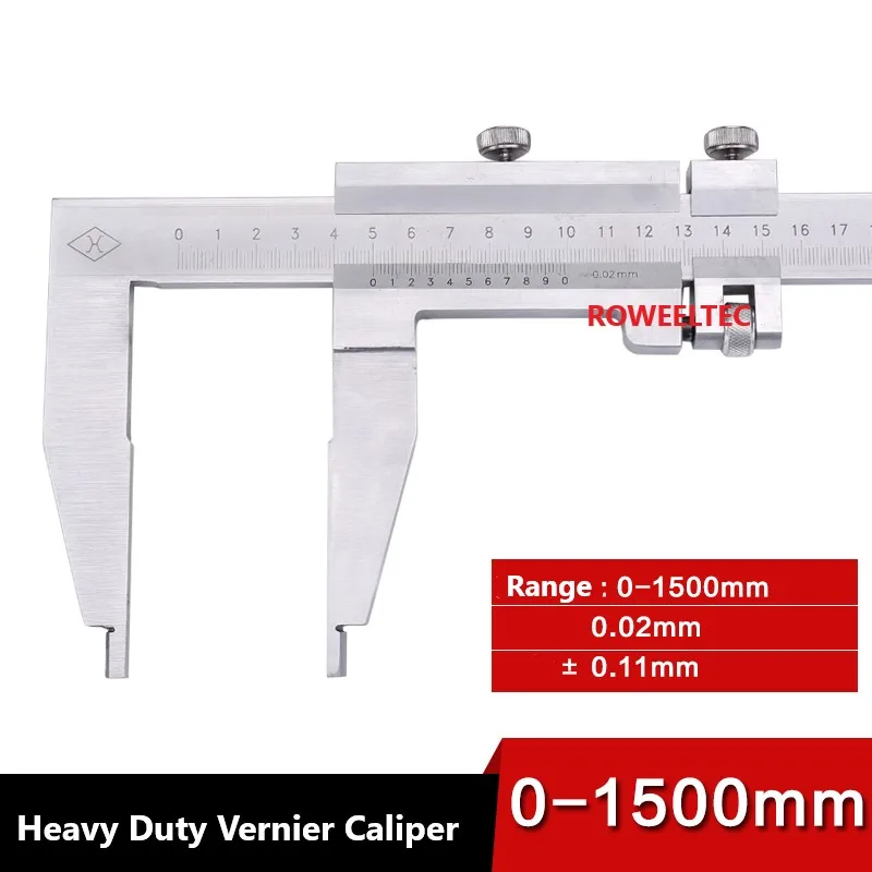 

60" (150cm) Heavy Duty Vernier Caliper stainless fine adjustment 7" jaw depth ATT