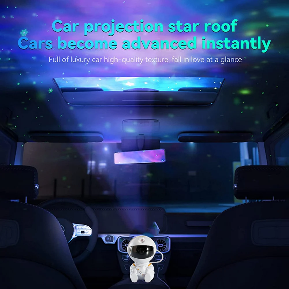 Astronaut Galaxy Light Star Projector Bedroom Starry Sky Lamp With Remote Control Multiples Nebula Colors 360° Adjustable Design best night light