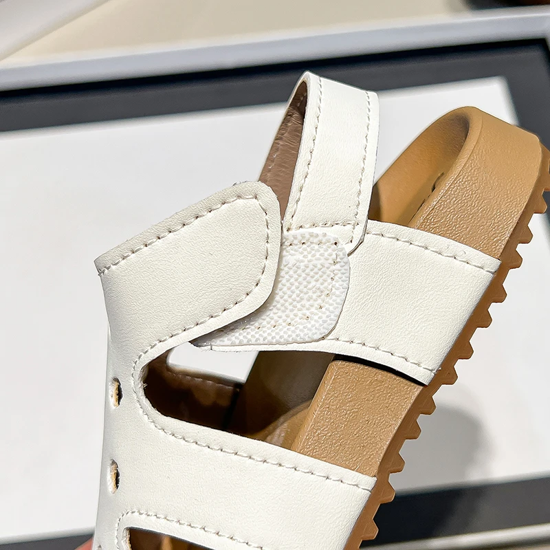 Girls PU Leather Non Slip Summer Sandals