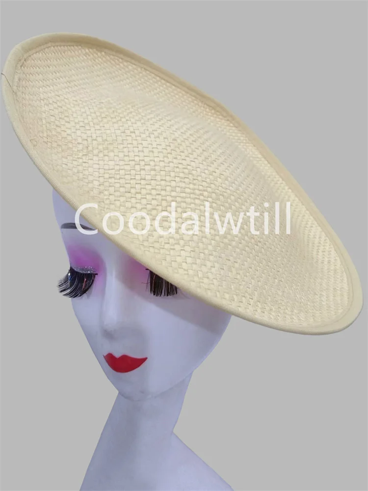 Weiße Hochzeit Mesh Fascinator Hut neue Mode Frauen Kirche Kopf bedeckung Netz Braut Mariage Milli nery Cap Femme Chapeau Cap Party – Detail 3