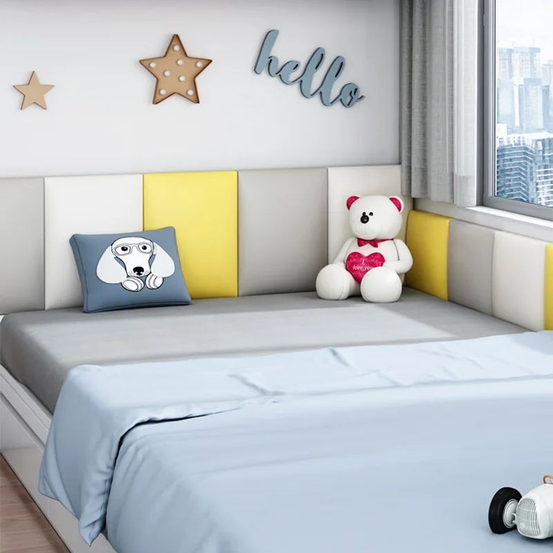 

Ginq bedside anti -collision wall stickers from sticky soft bag children stereo wall