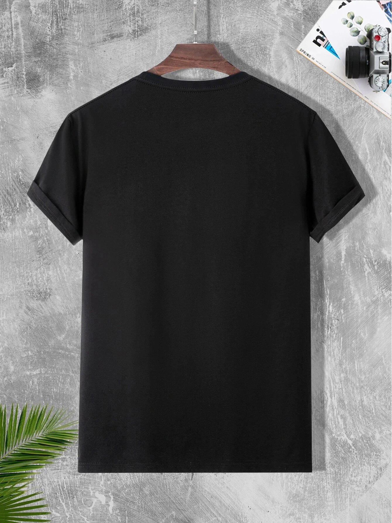 Music Men's Casual Trendy Graphic Print Comfortable Crew Neck Short Sleeve T-shirts, Summer Oversized Loose Tees Best_voghion.com