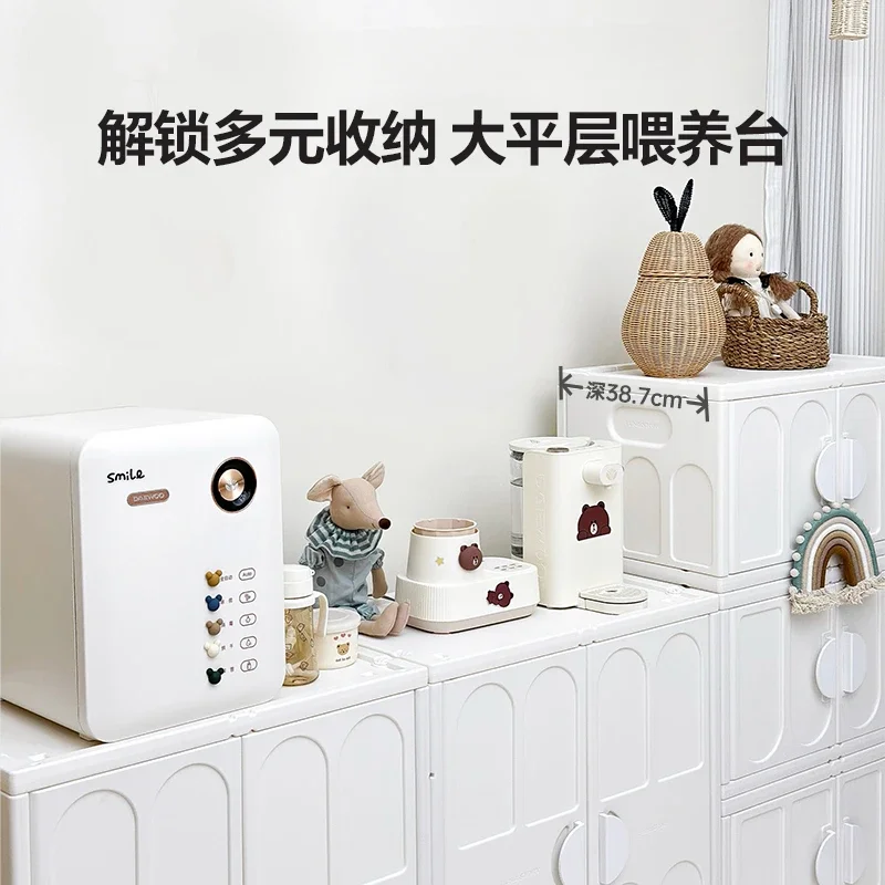**Children's finished wardrobe Boys and girls Toy storage cabinet Feeding table Combination wardrobe Locker