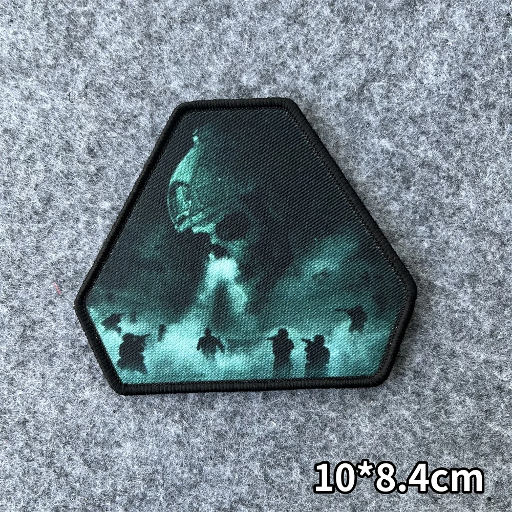 �Spanien, Korps“ Chevron Moral Abzeichen Taktische Airsoft Patches Militär Armee Special Operations Armband Rucksack HookLoop Aufkleber – Detail 17
