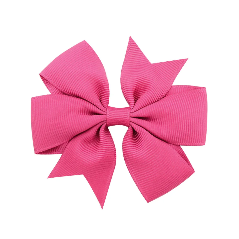 Vibrant Grosgrain Ribbon Hair Bows Clips