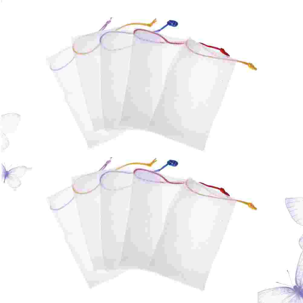 

20 Pcs Bathroom Items Shower Soap Holder Bar Face Cleanser Cleansing Foaming Nets Mesh Bag
