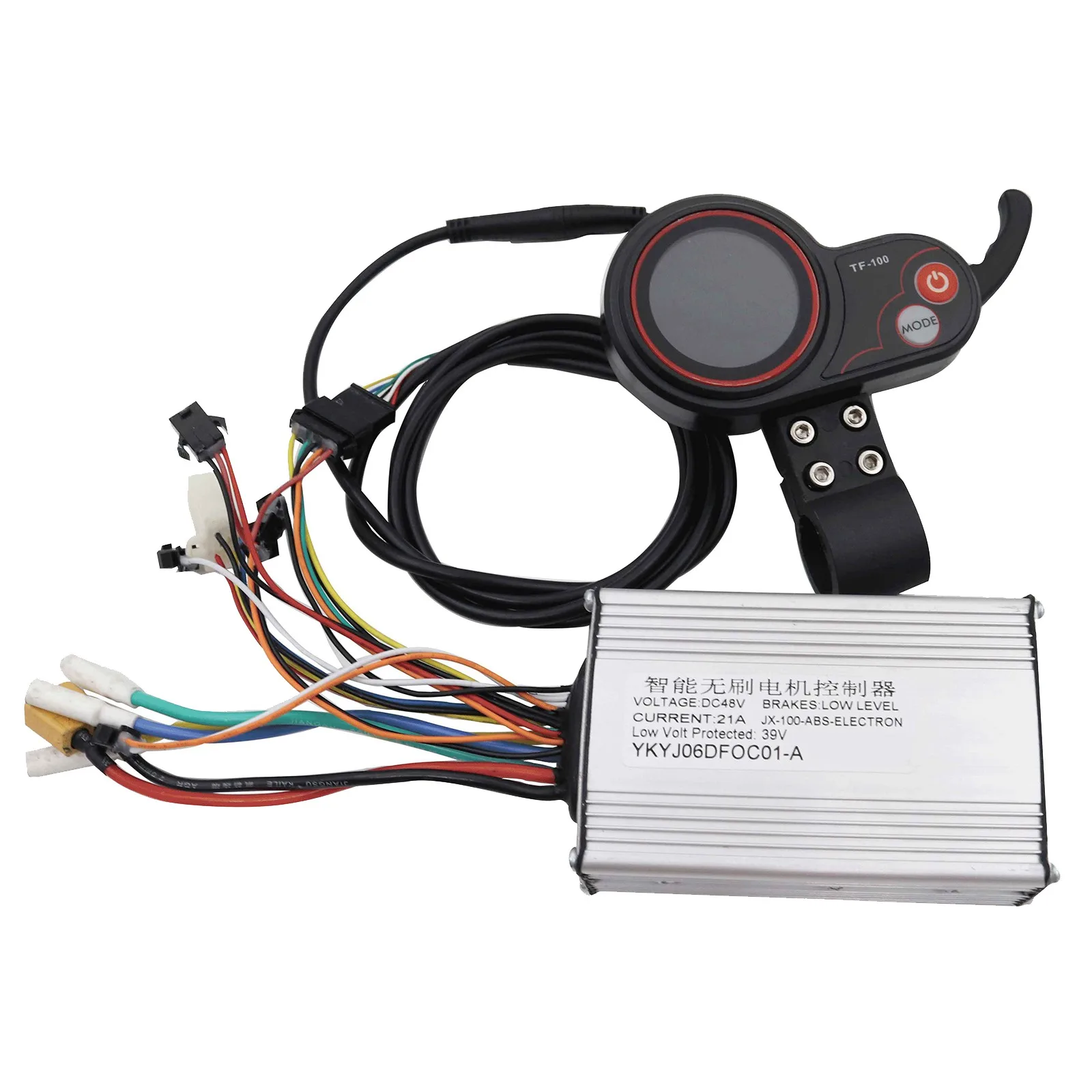 

48V 21A Electric Scooter Brushless Controller+TF-100 LCD Display Throttle Meter for Kugoo M4 Pro Electric Scooter
