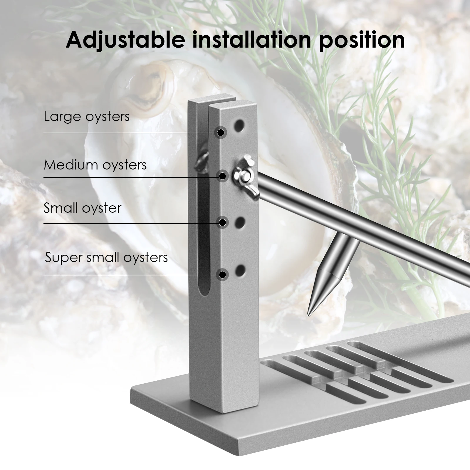 Oyster Shucker Machine Stainless Steel Oyster Shucking Knife Kit Clam Opener Shucking Knife Tools Kitchen