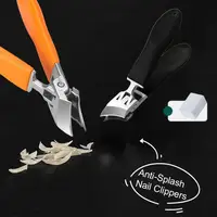 1PC Stainless Steel Nail Clipper Splash-Proof Large Opening Nail Clipper Portable Dead Skin Removal Nail Clipper Cuticle Trimmer 2