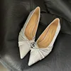New 2025 Fashion Pointed Toe Women Flats With Shoes Soft Butterfly-Knot Female Slip On Footwear Shallow Ladies Flats Shoes 4