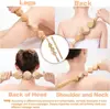 2/4/6/8PCS Wooden Therapy Massage Sets Pain Relief Maderoterapia CorporalAnti Cellulite Body Slimmling Gua Sha Back Massager 4