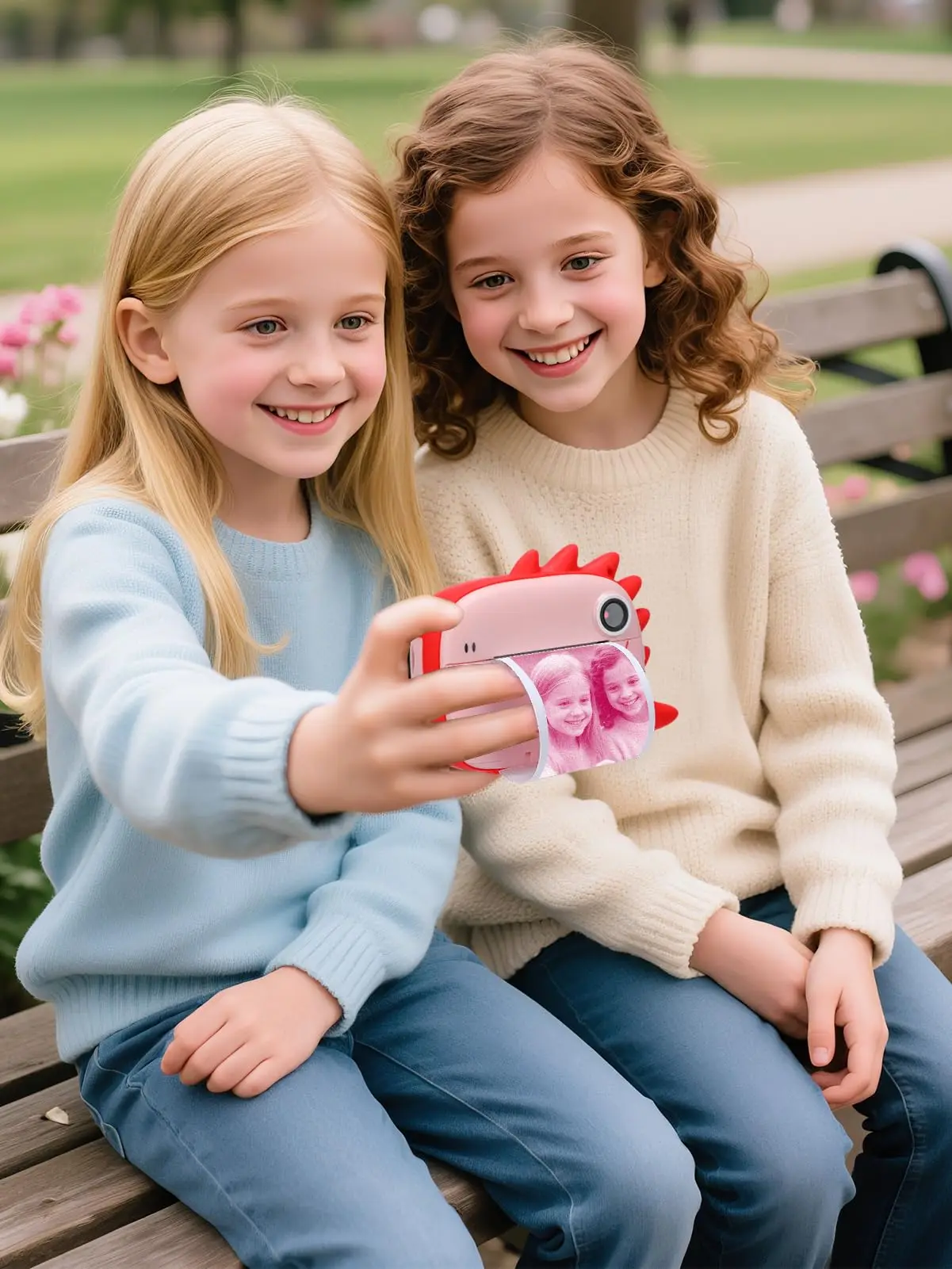 5-Color Mini Instant Camera Paper Roll Refill - Compatible with Most Instant Print Camera, HD Photo Printer Paper