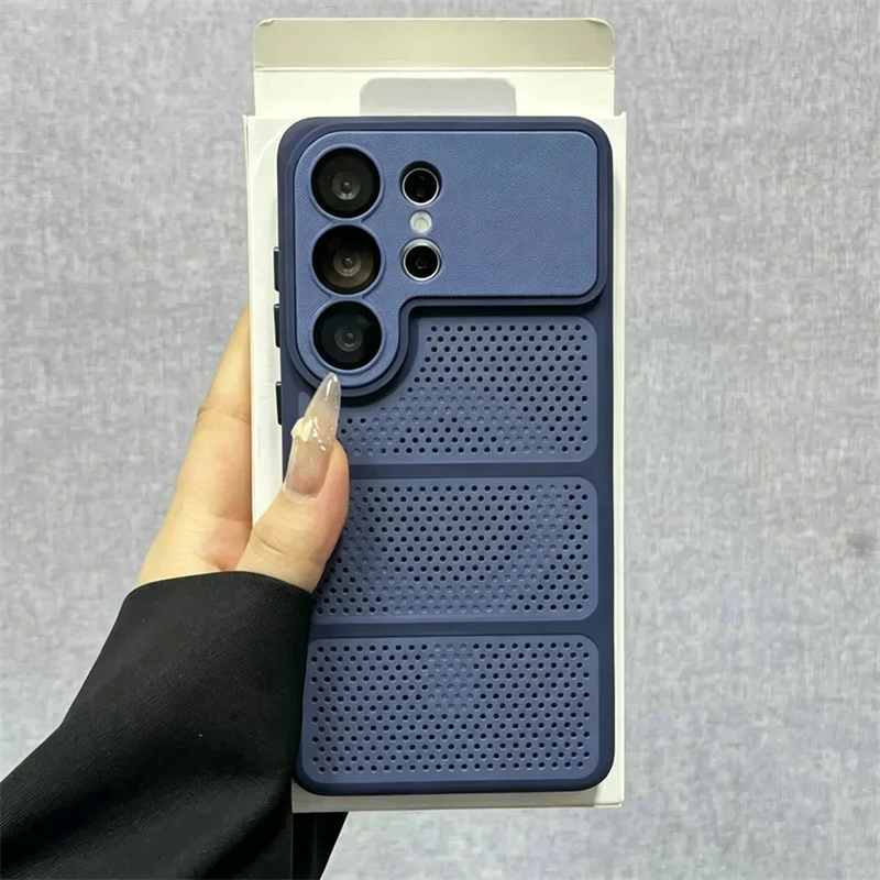 Breathable Heat Dissipation Magnetic Case with Magsafe Wireless Charging Compatibility