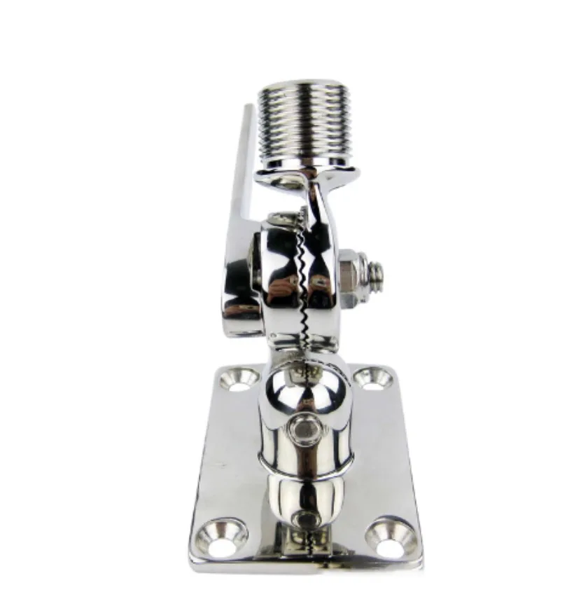 Marine vhf antenna Stainless Steel VHF Antenna Base Mount Adjustable Stanchion Base Mount Boat Accessories Marine 1PC