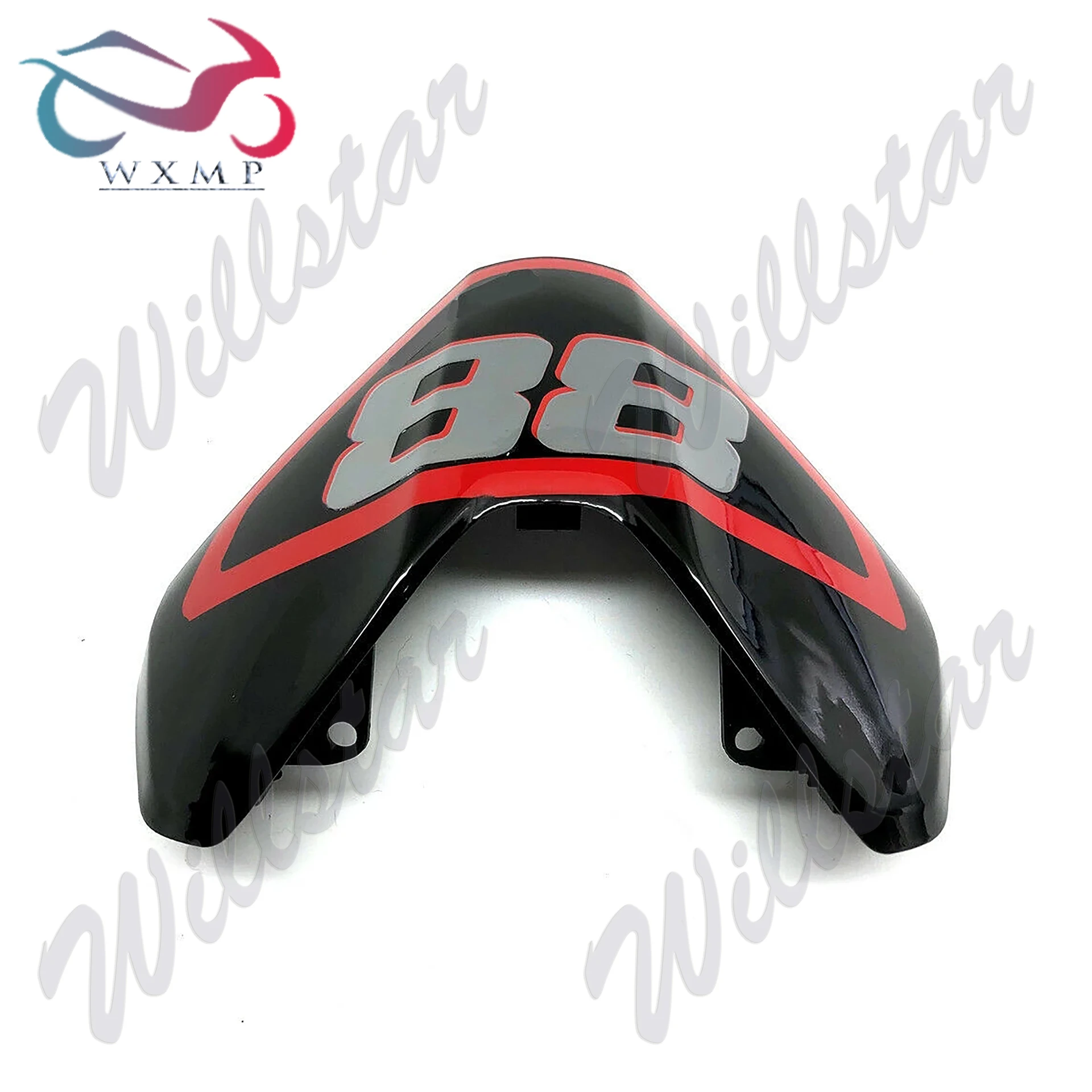 For Ducati Hypermotard 950 2019-2021 Black #88 Upper Front Headlight Fairing