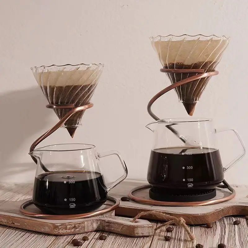 Hand Brewed Coffee Filter Set Household Coffee Pour Over Coffee Kettle