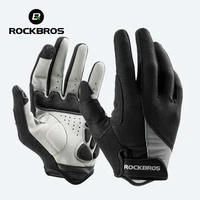 ROCKBROS Bicycle Gloves Breathable Full Finger Cycling Gloves Men Women Spring Screen Touch Sports MTB Road Long Bike Gloves 1