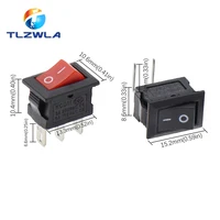 5/10PCS KCD11 Rocker Switch 10*15mm Mini Push Button Switch ON-OFF / ON-OFF-ON 2 Pins / 3 Pins 3A 250VAC / 6A 125VAC 10x15mm - Image 6