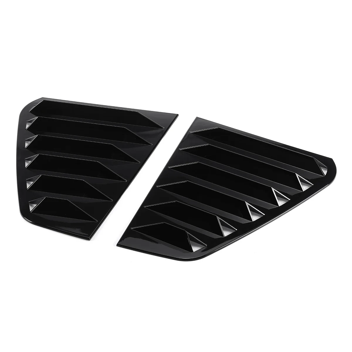 Car Rear Window Cover Side Window Louver 2PCS Trim for VW GOLF MK 6 MK 7 GOLF 7.5 MK7/7.5 GTI GTD R