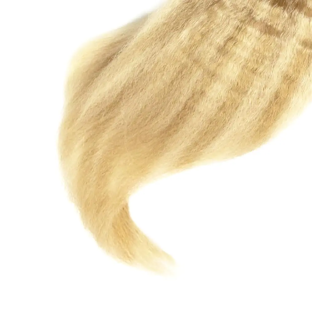 10-30 Inch 613 Blonde Bundles Kinky Straight Human Hair Bundles 12A Brazilian Remy 100% Human Hair Extensions 1/3/4pcs Bundles 6