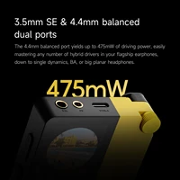 HiBy W4 3.5mm 4.4mm Wireless Audio HiFi Headphone Amplifier USB DAC Bluetooth 5.4 QCC5181 AC7923B DSD512 CS43198*2 CarPlay LDAC - Image 5