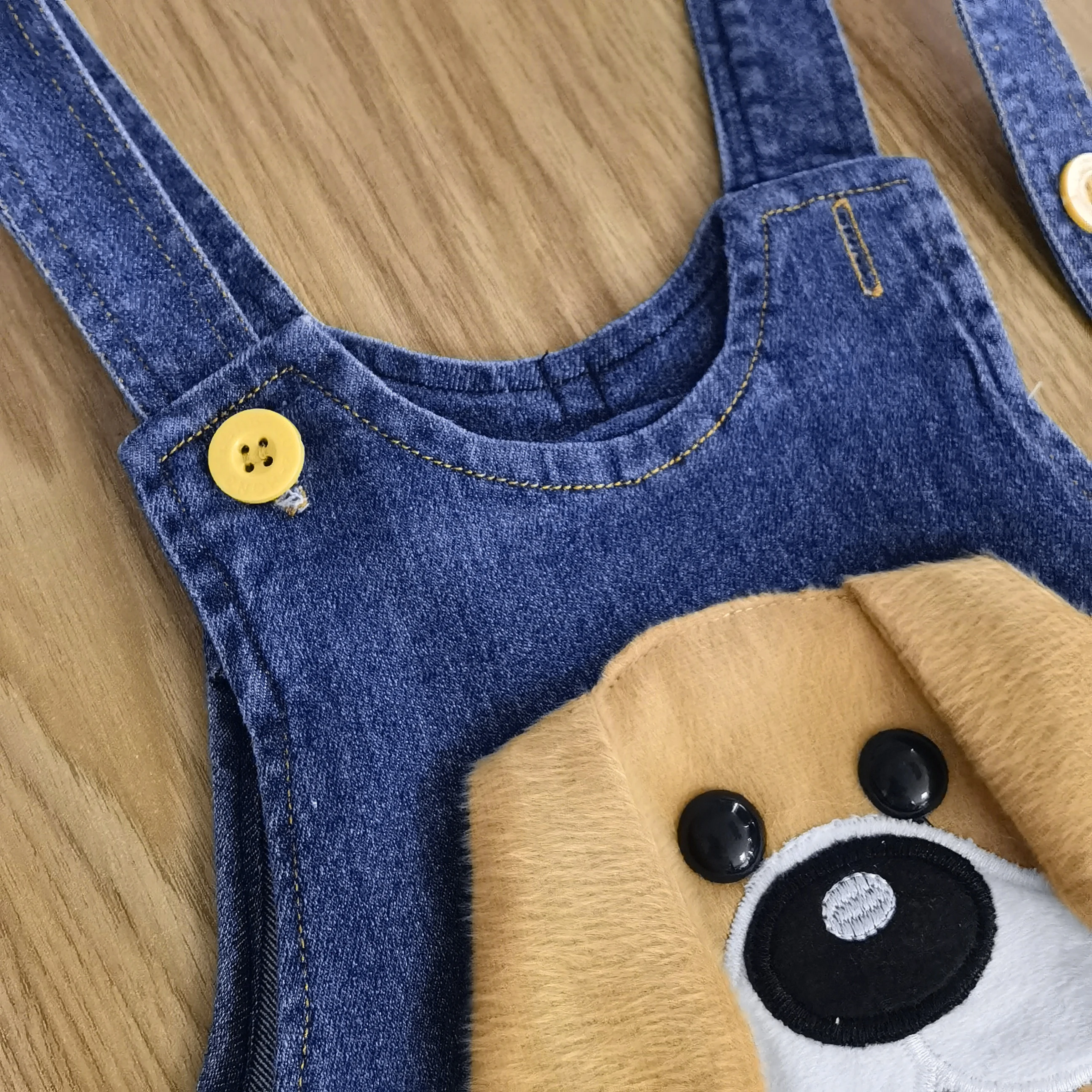 IENENS Baby Overalls Toddler Boy Jeans Jumpsuit Clothes Infant Denim Bottoms Trousers 0-4 Years Long Pants Cartoon Dungarees