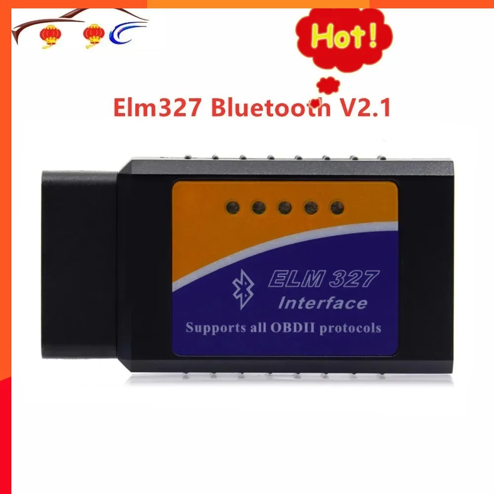 2024 Più Nuovo Super Elm327 Bluetooth Elm327 Obdii Obd2 V2.1 Lettore Di Strumenti Di Scansione Diagnostica Del Veicolo
