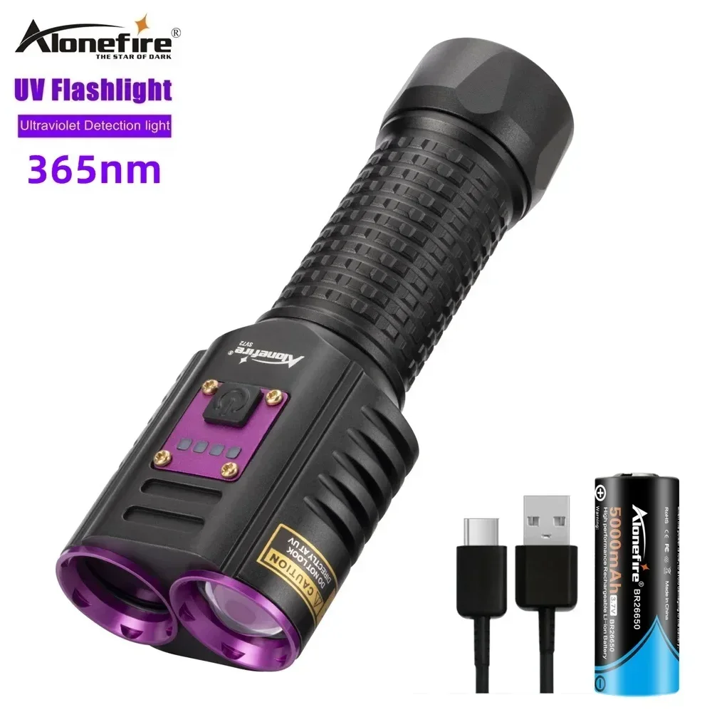 Aluminum UV White Light Flashlight for Detection