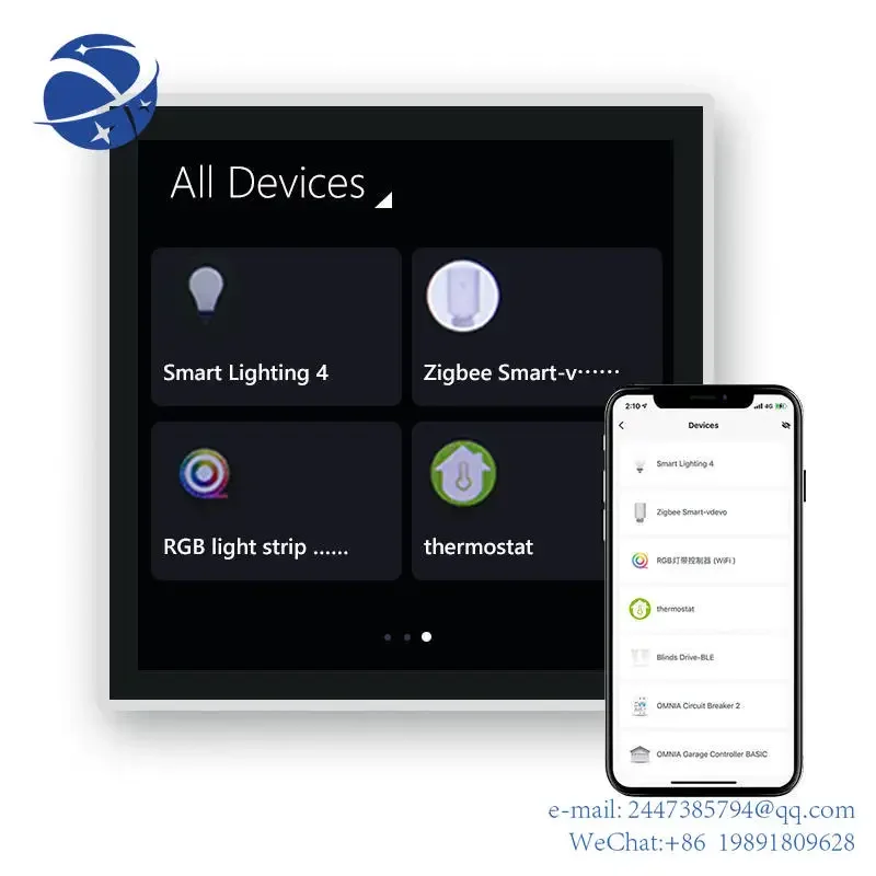 

Yun Yi Thuis Slimme Tuya Wifi Controle Systeem Touch Screen Zigbee Gateway Control Lichtschakelaar