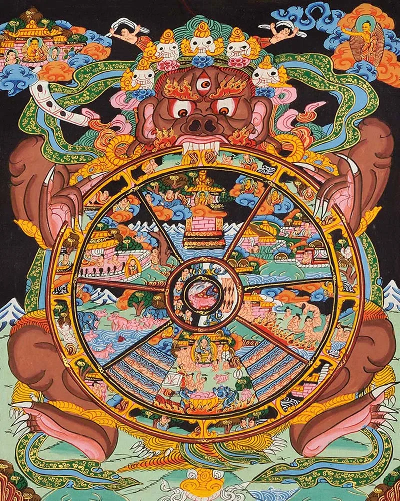 5D Diamant Painting Buddha DIY Kit – Vollständiges Set Mit Rundbohrern, Leinwand 30x90 Cm (Diamond Painting Für Erwachsene & Kinder)
