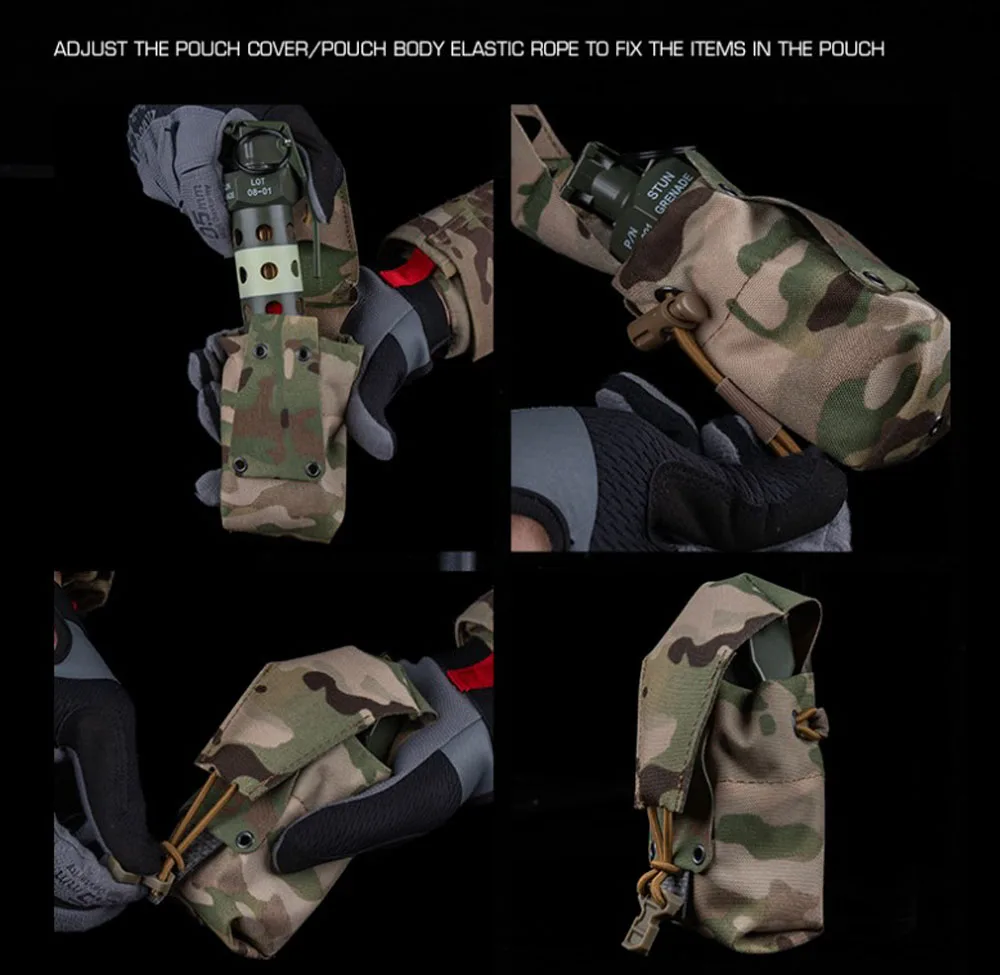 Taktische Banger Tasche Ferro Stil Multifunktions Outdoor Jagd Radio Halter Airsoft Magazin Tasche Einstellbare MOLLE Gürtel Ausrüstung – Detail 9