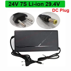 Universal Multi - Voltage Smart Battery Charger with Fast Charging Capability - EU Plug - 5A (24V 7S 29.4V)