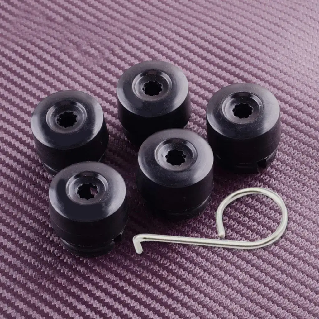 20Pcs/Set Wheel Lug Nut Bolt Caps Covers Black Fit For Vw Transporter Caravelle T5 T6 2003-2020 Rustproof Waterproof Dustproof