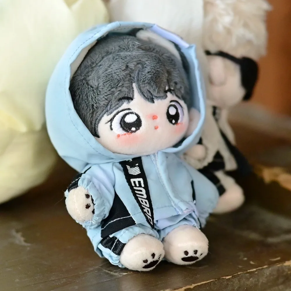 Outdoor Jackets 20cm Cotton Doll Clothes Coat Sport Idol Doll Clothes Dress Up Cool Plush Doll Clothes Children's Gift