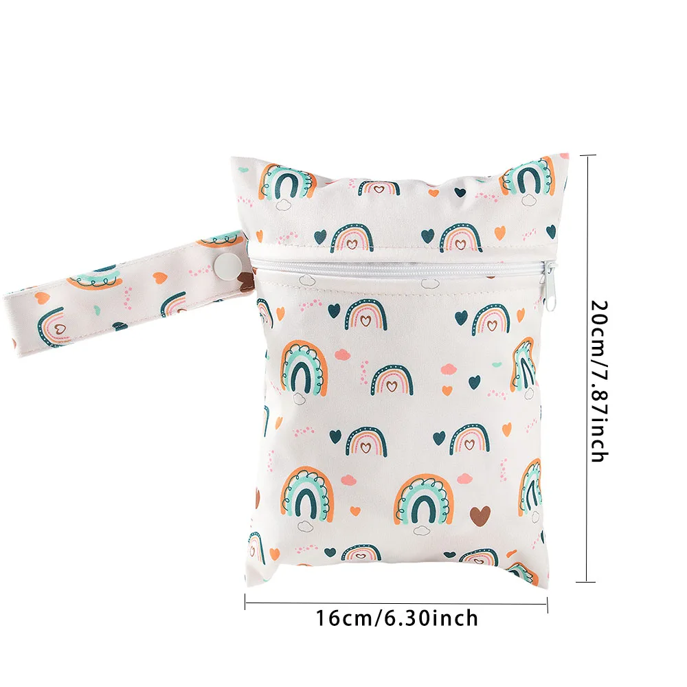 BIAI 1pc Waterproof Baby Diaper Storage Bag Washable Resuable Stroller Organizer Bag Sports Travel Storage Bag Makeup Bag - Image 4