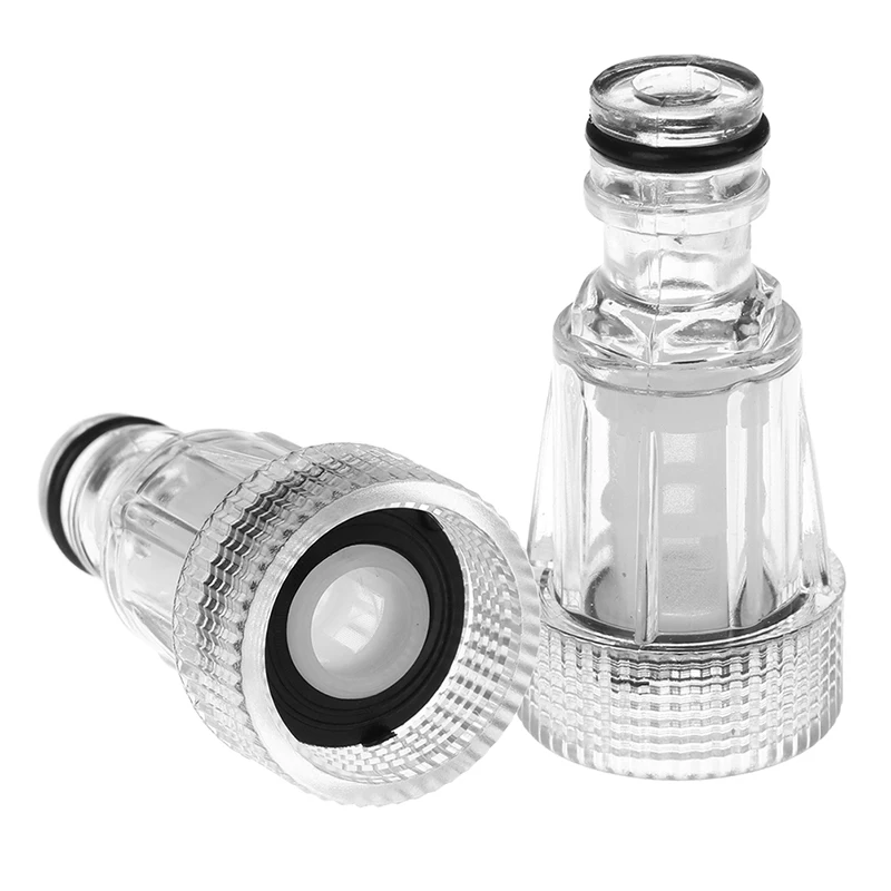 Cleaning Machine Water Inlet Filter Nipple Joint Car Washing Machine Water Inlet Filter Screen Transparent Water Inlet Joint
