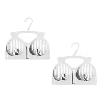 2 Pieces Underwear Drying Racks Women Bra Display Hangers for Bedroom Closet 2