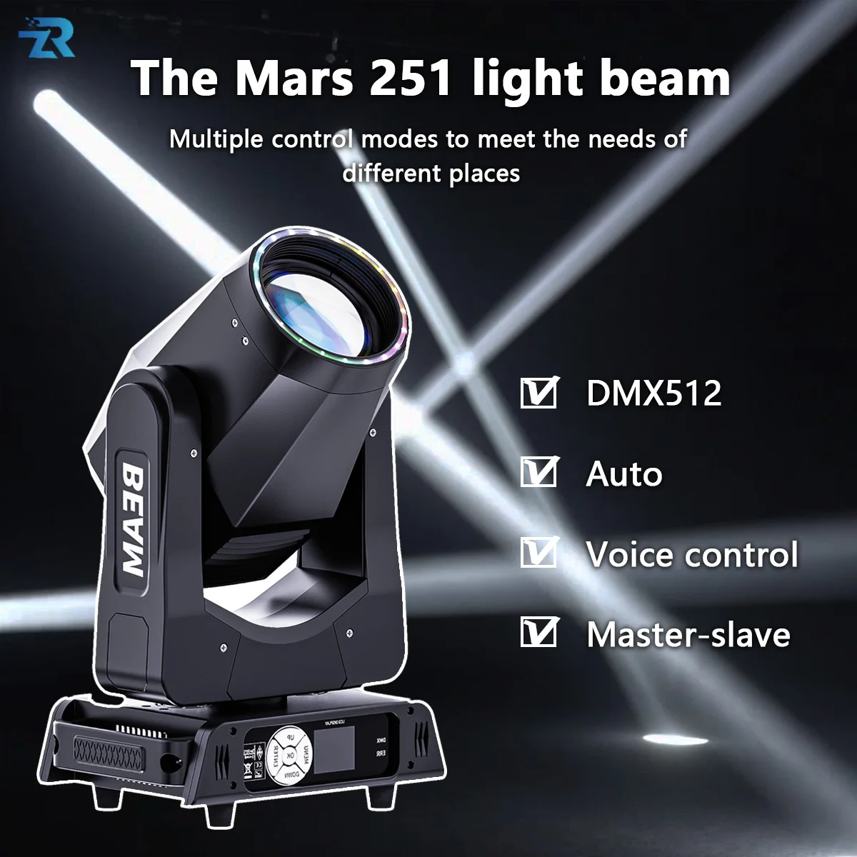 450W Bulb Spot moving head light Zoom 3in1 focus Strobe Water rolling half-color