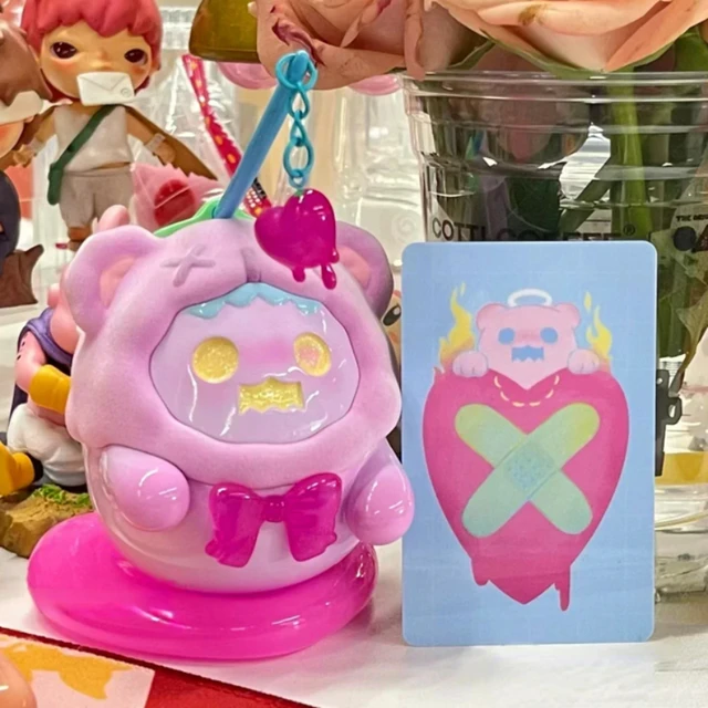 Collection ShinWoo Ghost Bear Mint Chocolate Ice Cream Figure Toy 