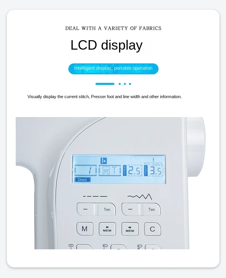 Heavy Machine 80H Home Electronic Fully Automatic Sewing Machine Desktop Multi f