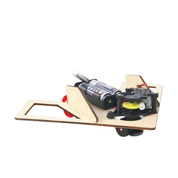 Fai da te per evitare ostacoli auto robot esperimento scientifico tecnologia studente della scuola elementare esperimento manuale di intelligenza regalo giocattolo
