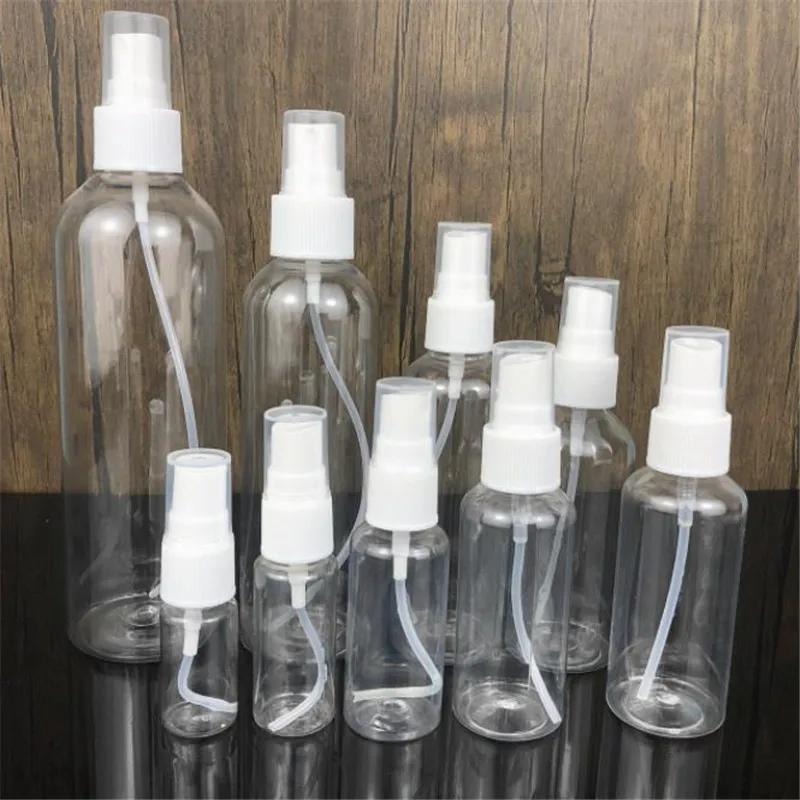 

50PCS 100PCS 10ml 20ml 50ml 100ml Portable Travel Perfume Bottle Spray Bottles Sample Empty Containers Atomizer Bottle Alcohol 2