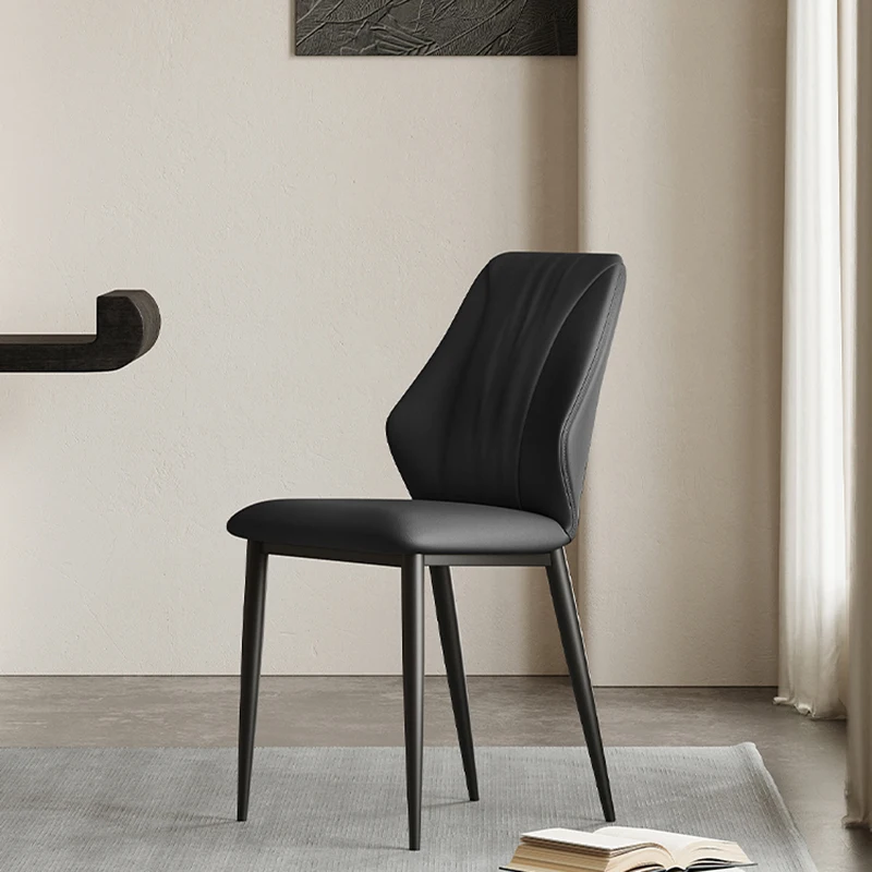 

Modern Dining Chair Outdoor Balcony Apartament Barber Simple Italian Backrest Dining Chairs Mobile Silla Comedor Salon Furniture